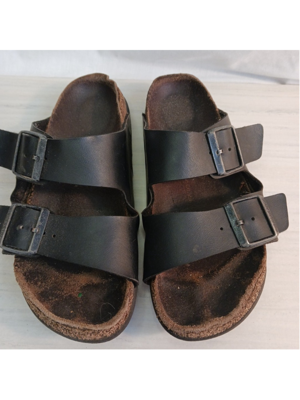 Birkenstock Arizona Sandals Womens 38M Black slide Boho